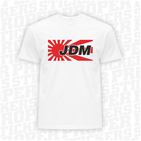 Koszulka JDM RISING SUN biała